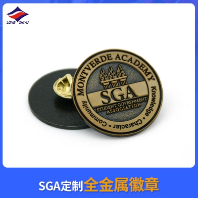 SGA定制全金屬徽章